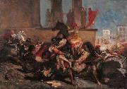 Eugene Delacroix The rape of the Sabine women. Spain oil painting artist